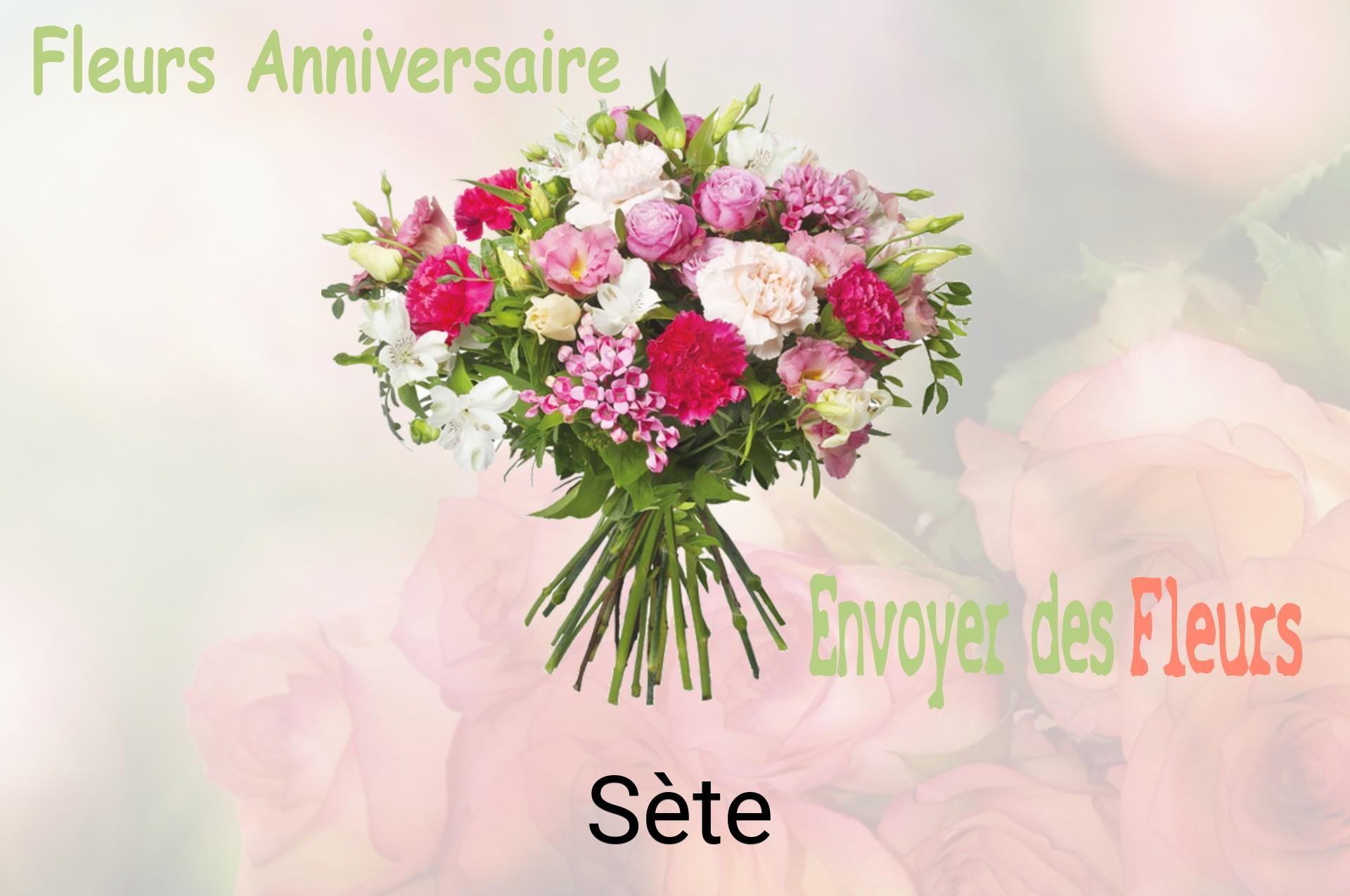 Bouquet de fleurs d’anniversaire livré à Sète